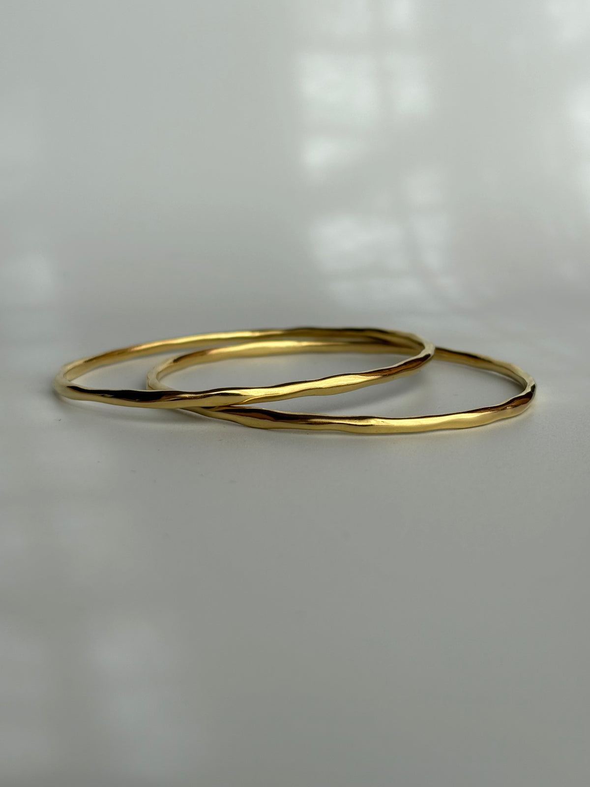 Organic Form Solid Bangle