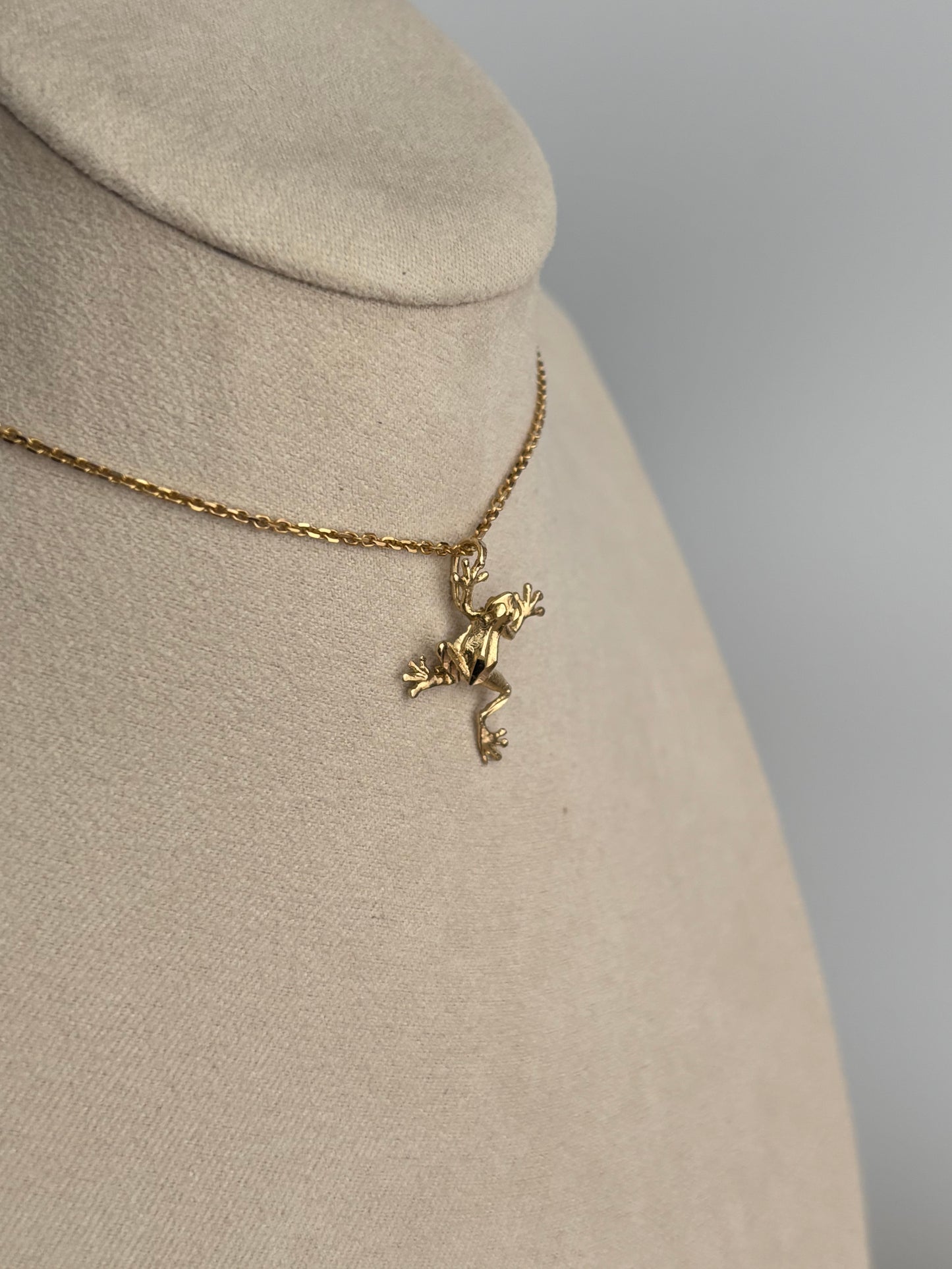 Climbing Frog Charm