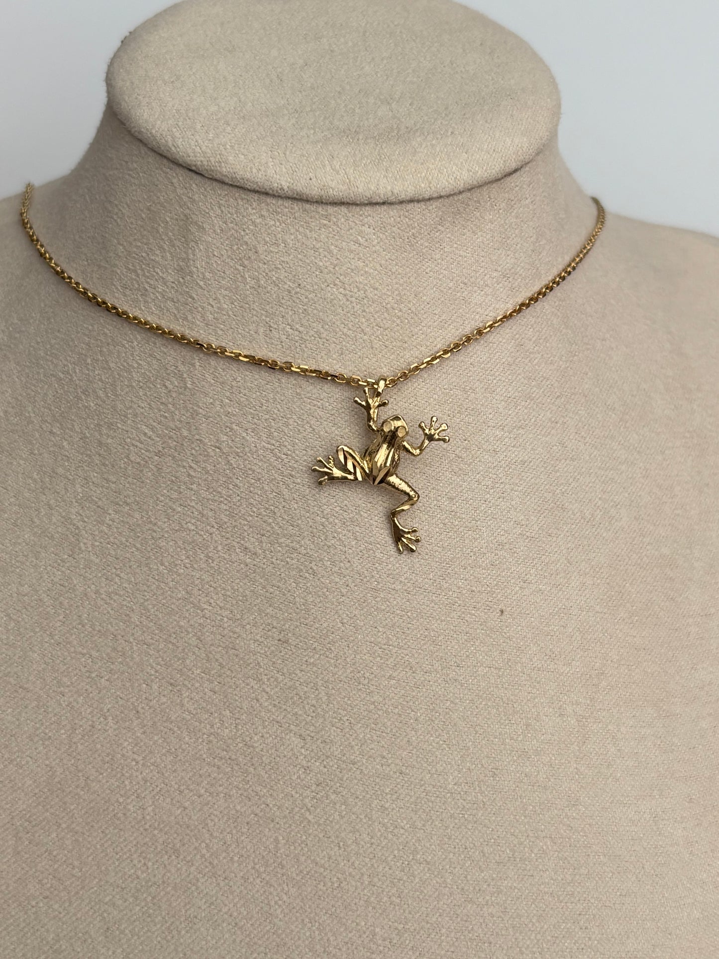 Climbing Frog Charm