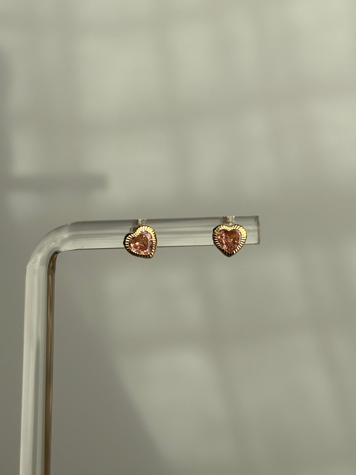Fluted Bezel Set Studs