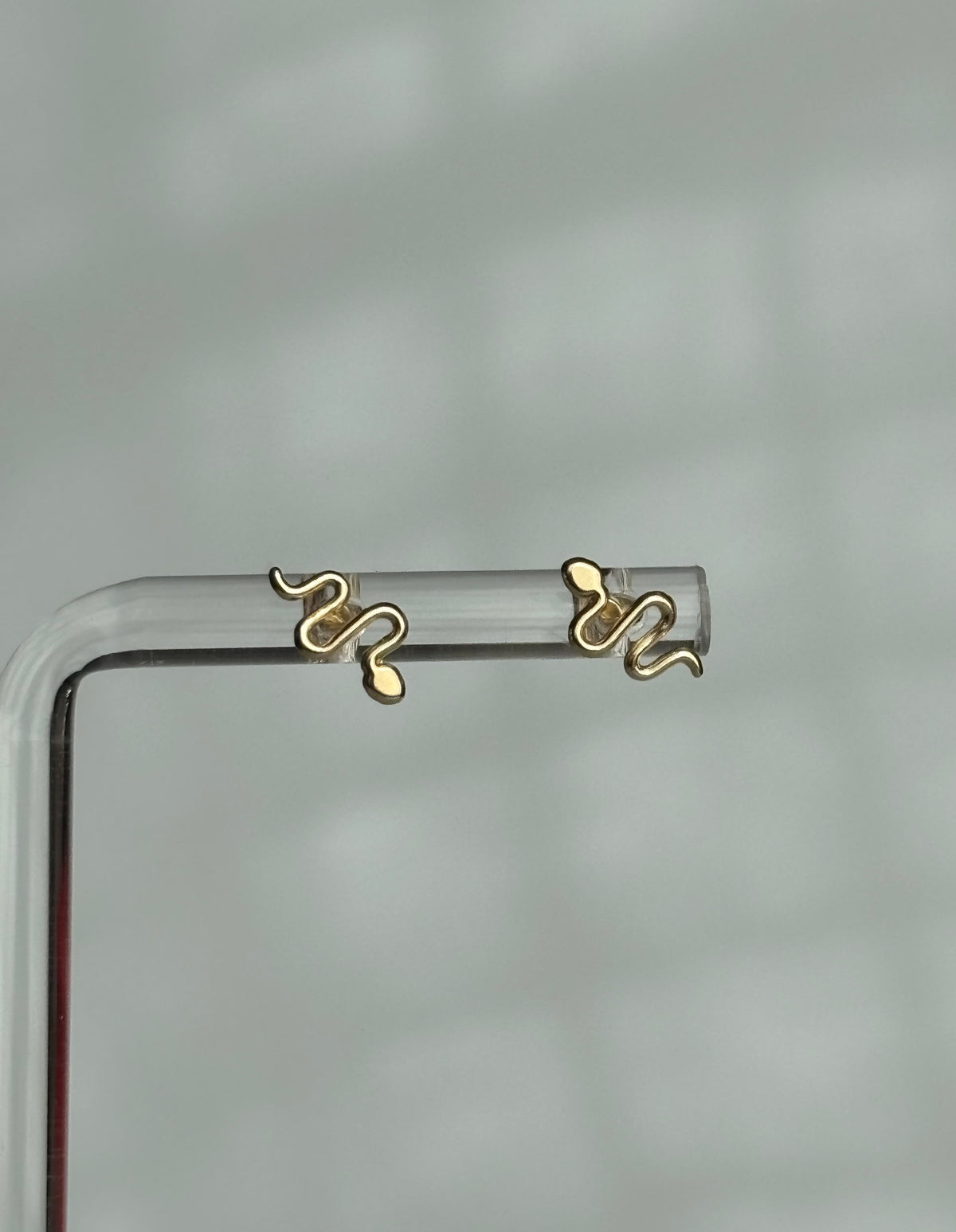 Gold Snake Earrings
