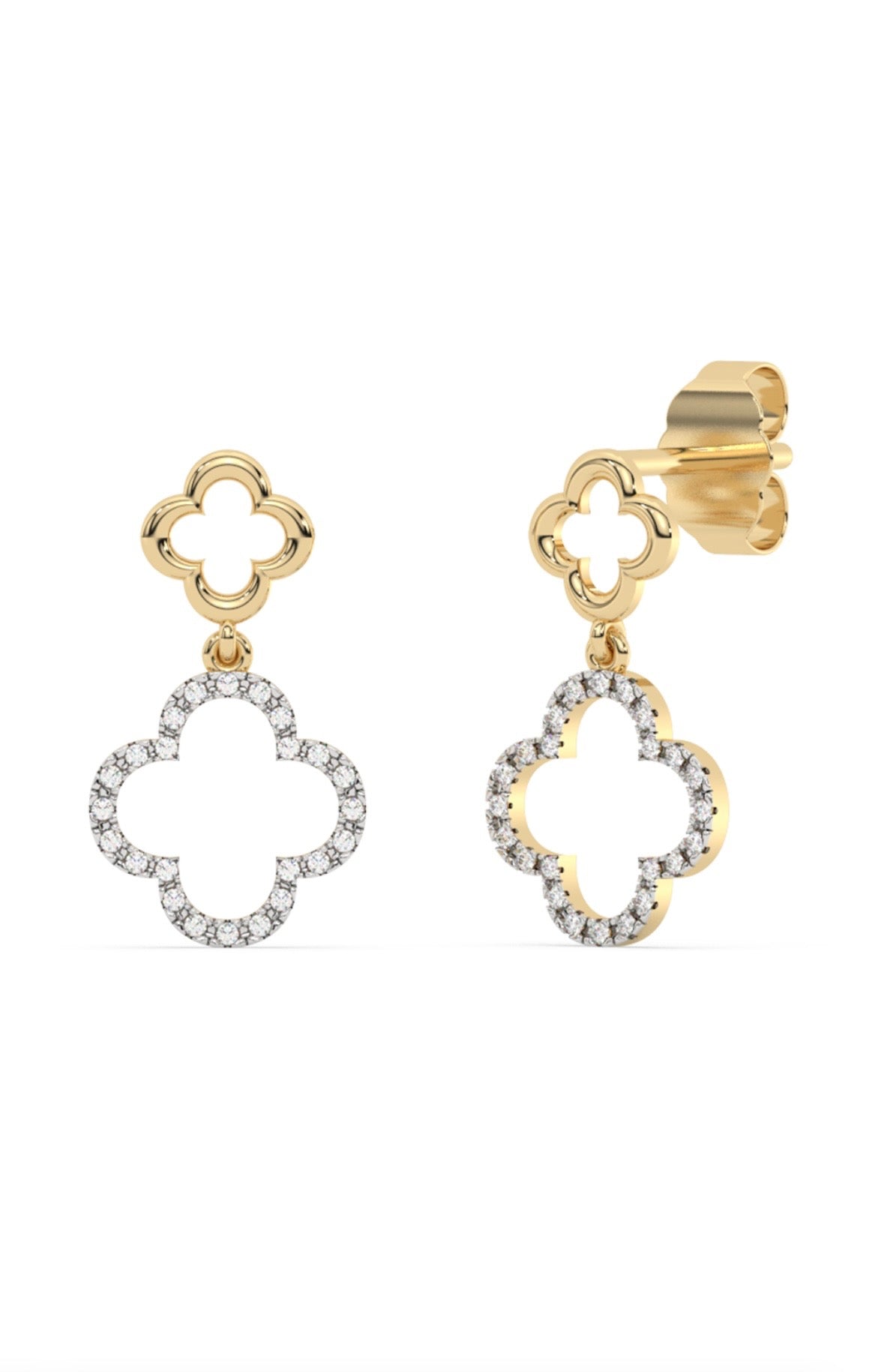 Clover Dangle Earrings