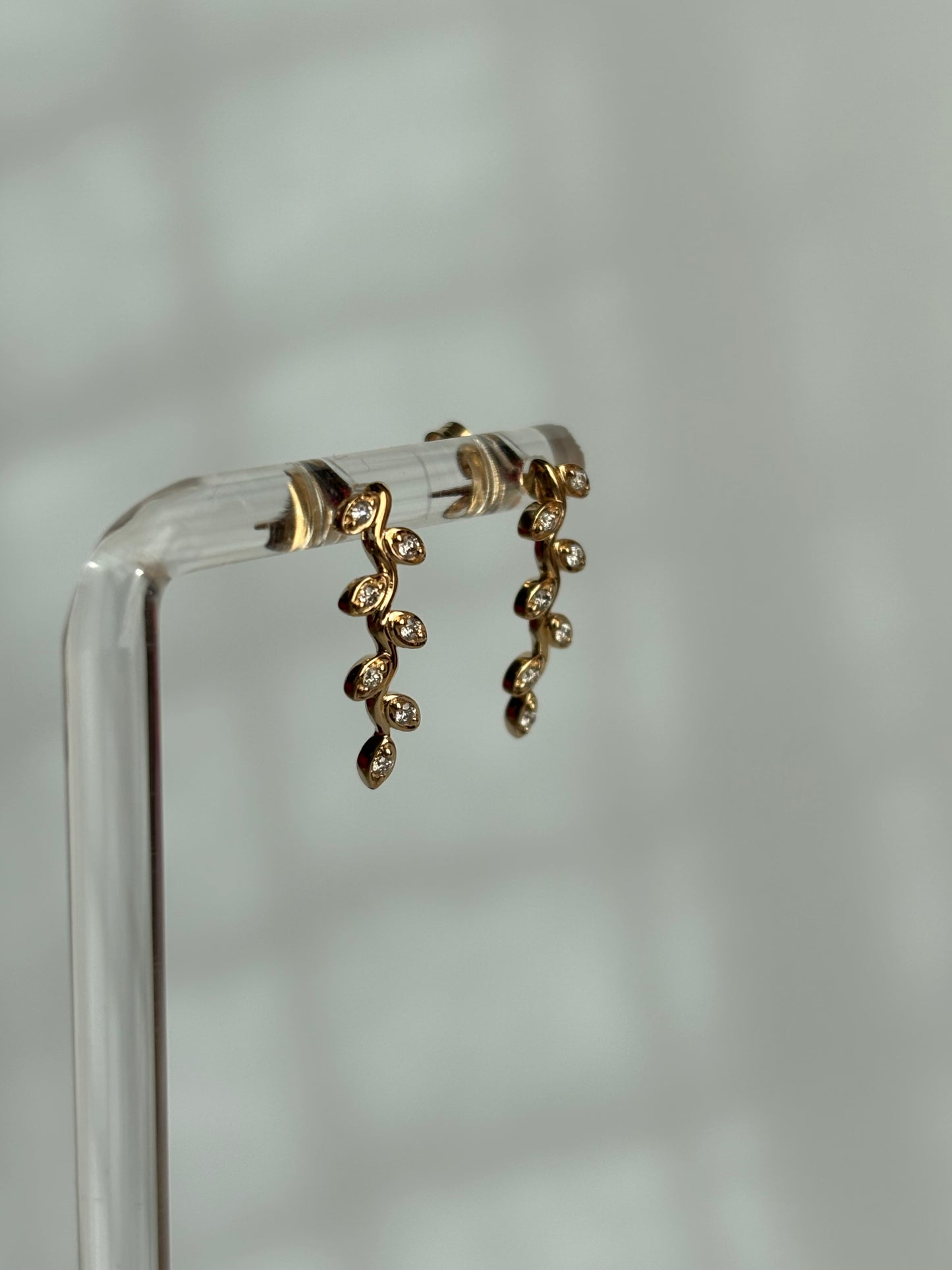 Diamond Vine Earrings