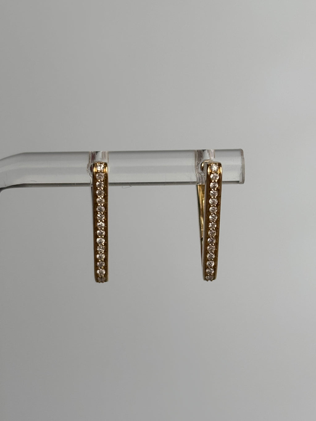 Triangle Diamond Hoops