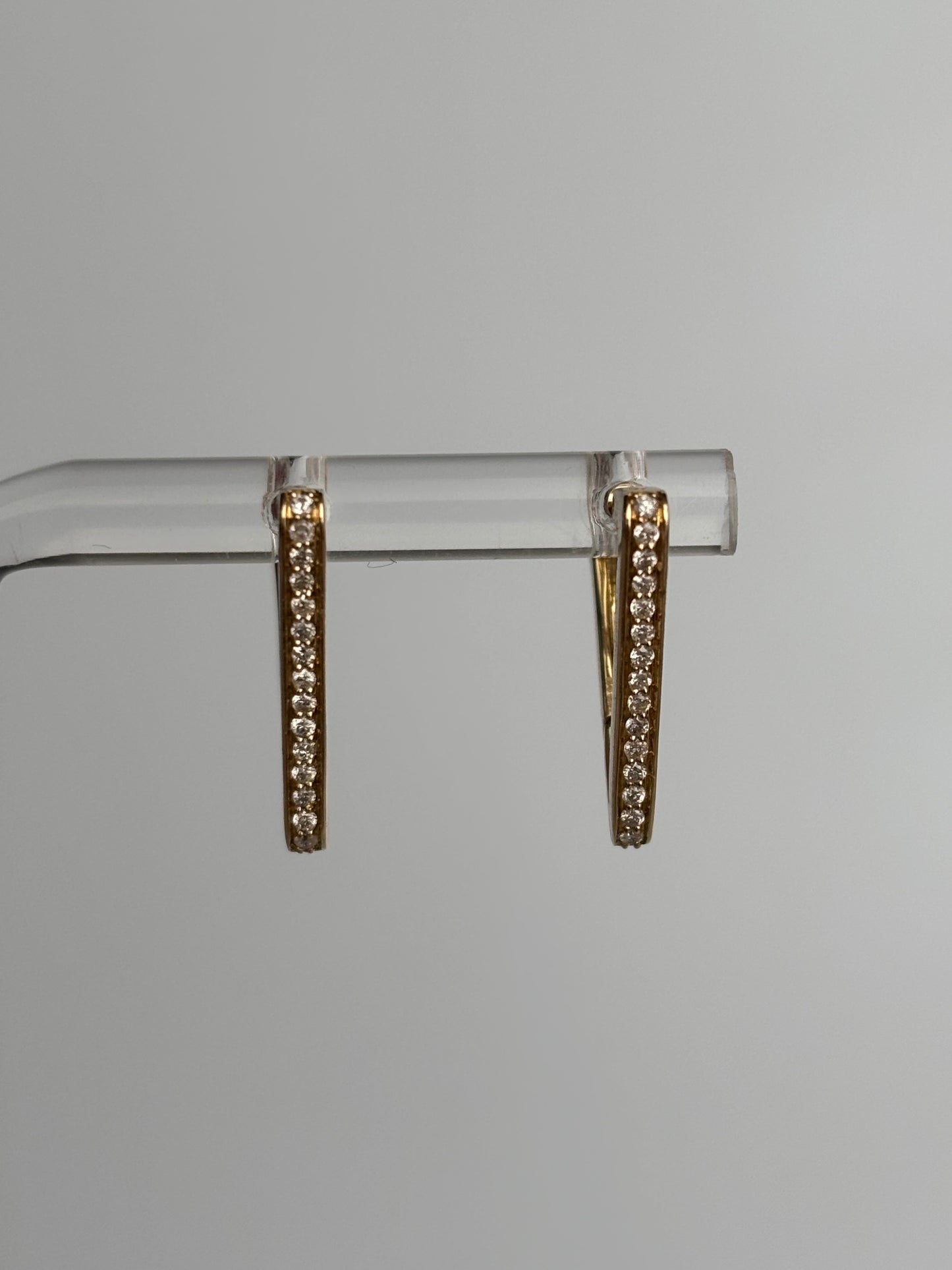 Triangle Diamond Hoops