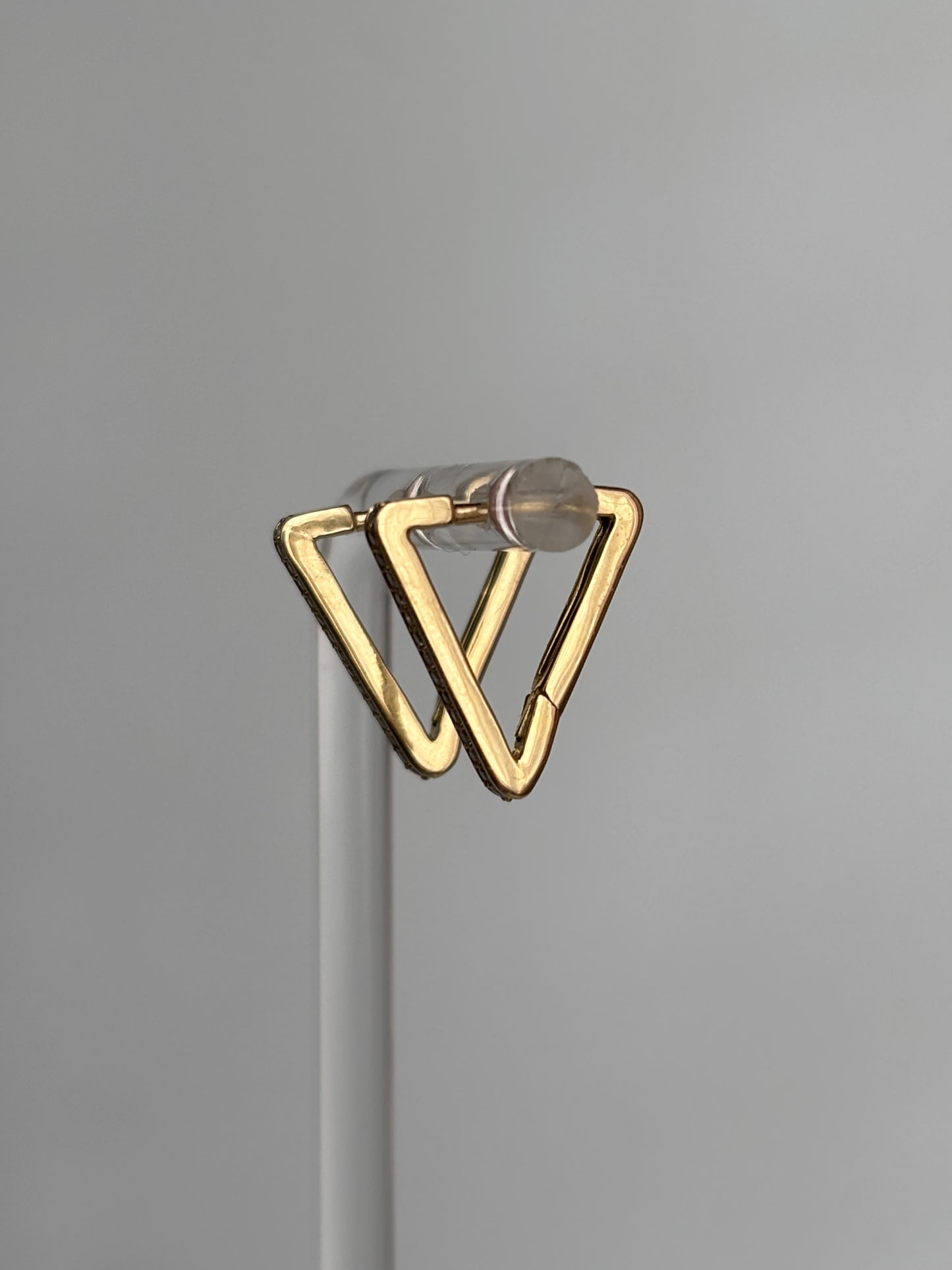 Triangle Diamond Hoops