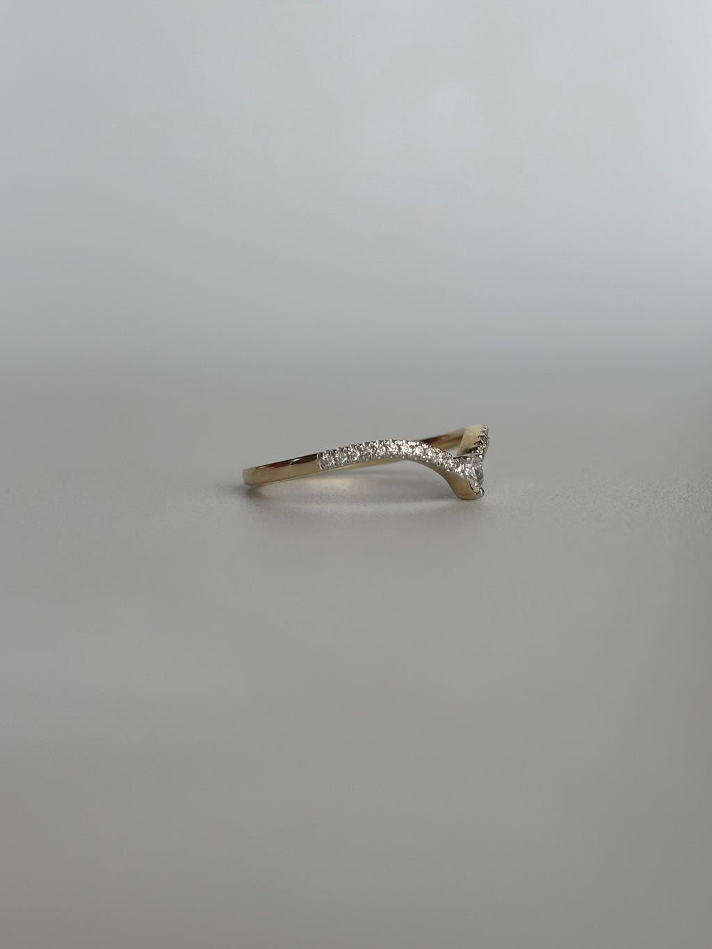 Pear Pointed Diamond Ring