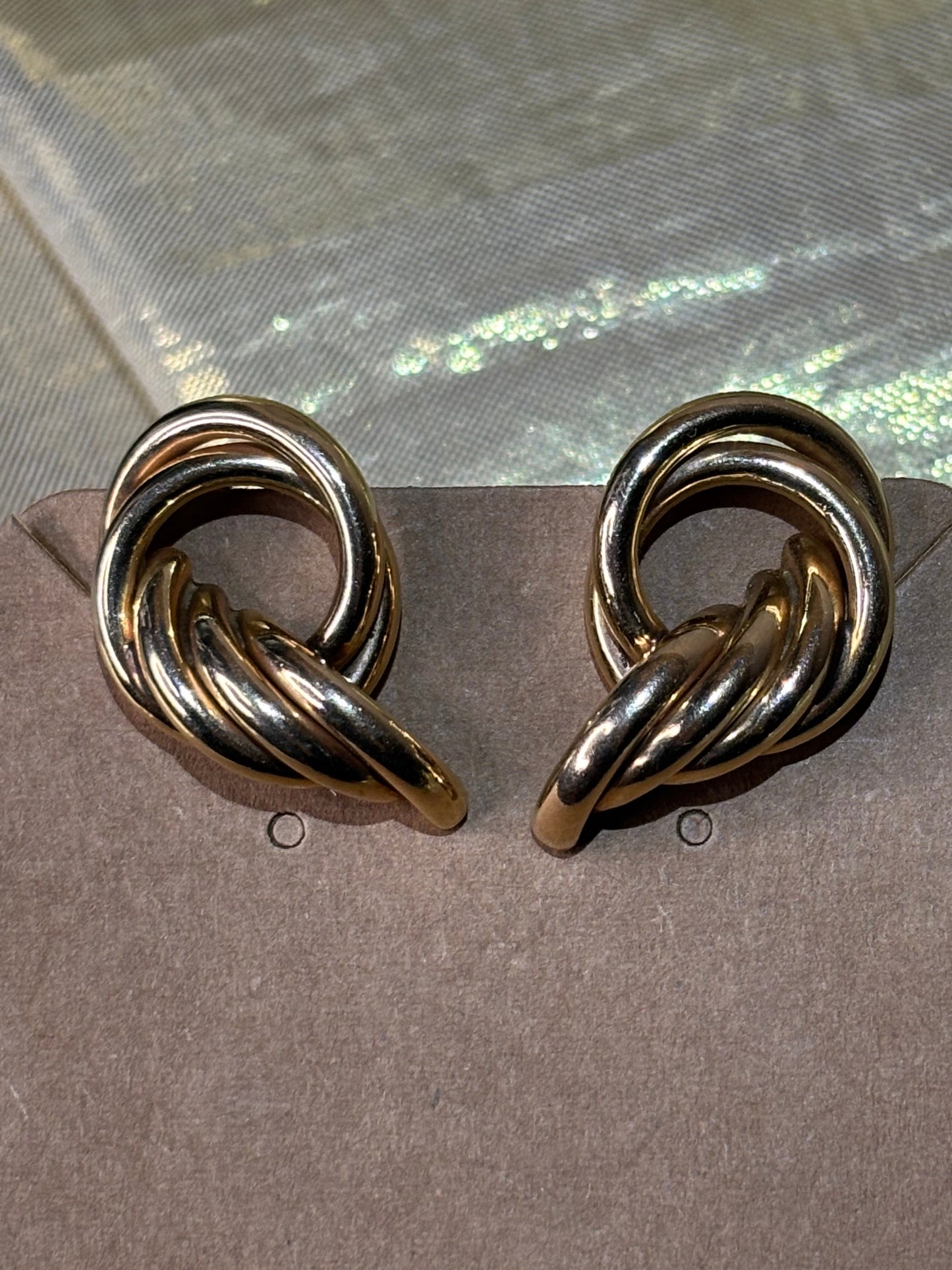 1:1 Vintage 14k Clip on Earrings
