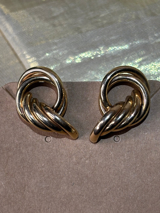 1:1 Vintage 14k Clip on Earrings