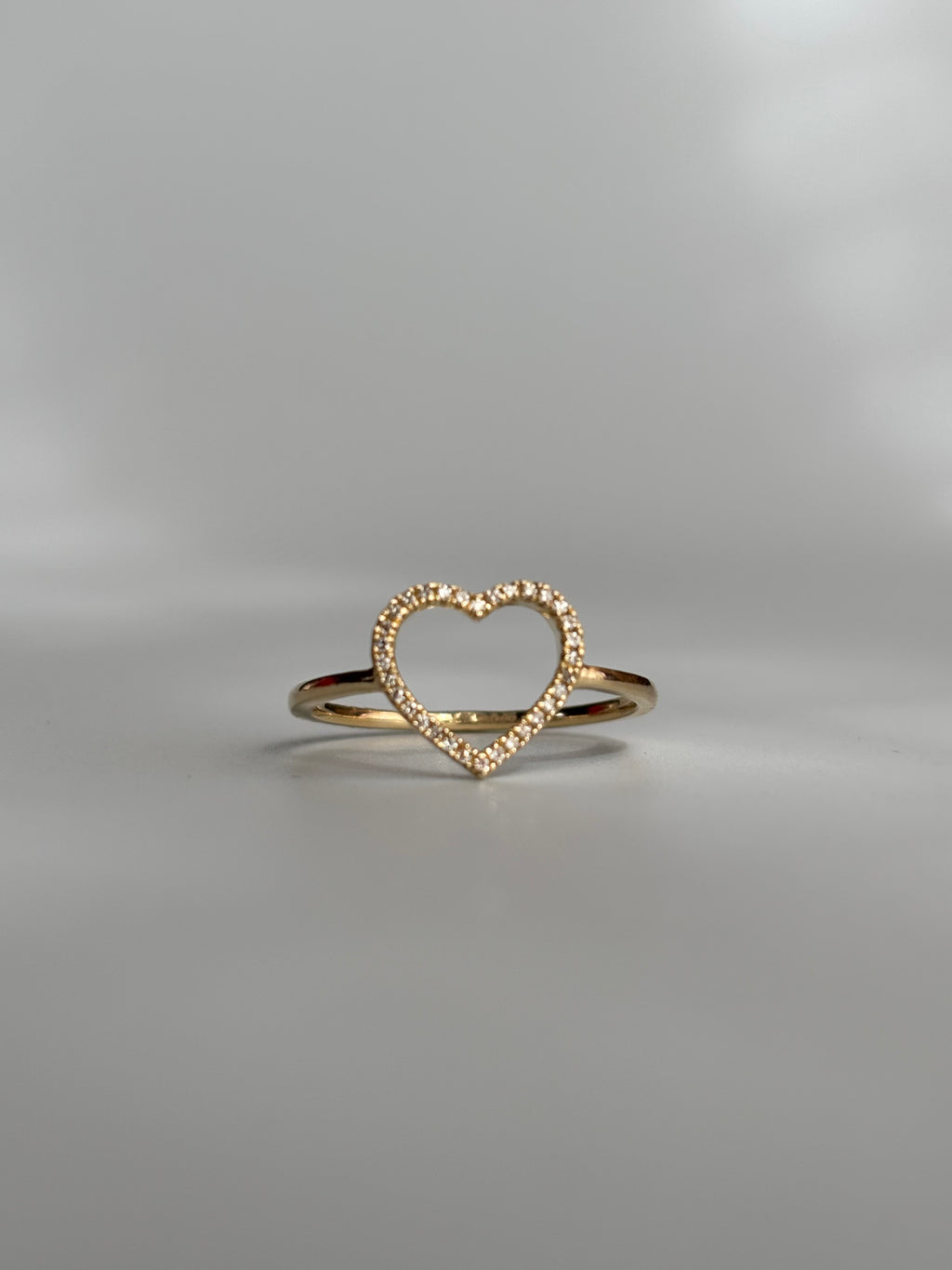 Diamond Heart Ring