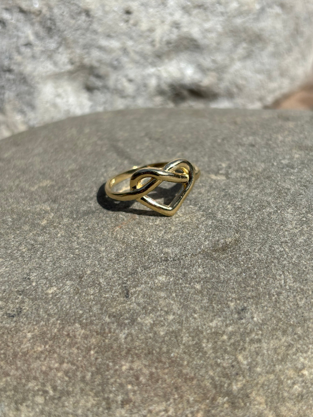 Pretzel Heart Ring