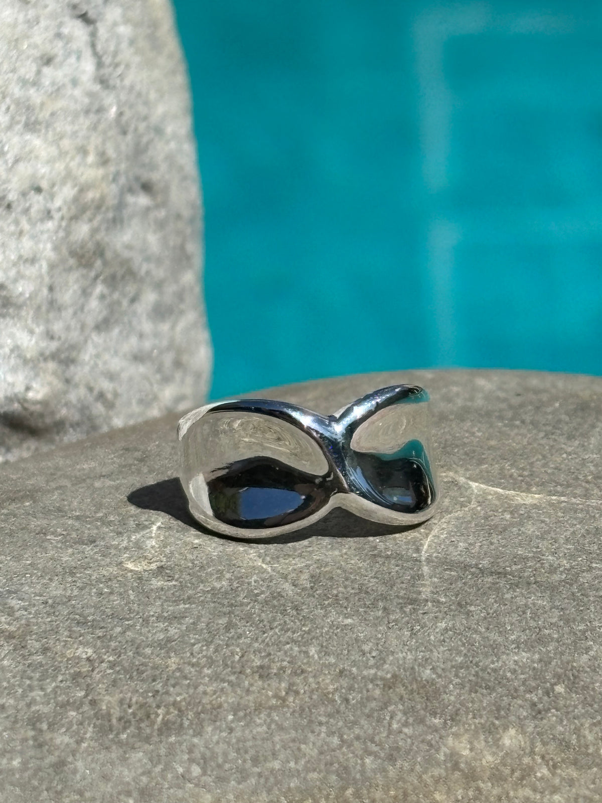 Chunky Silver Twist Ring