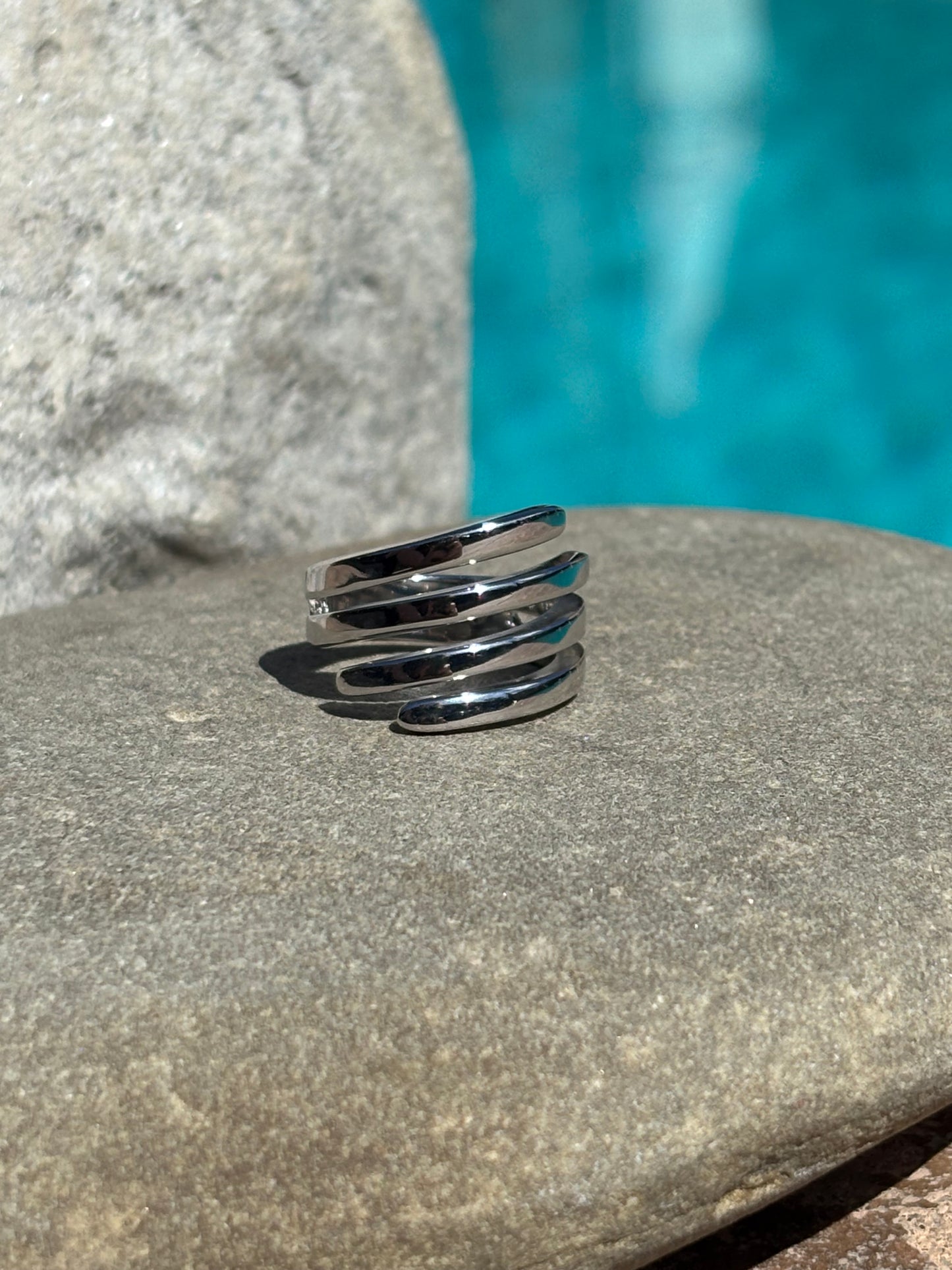 Silver Spiral Ring
