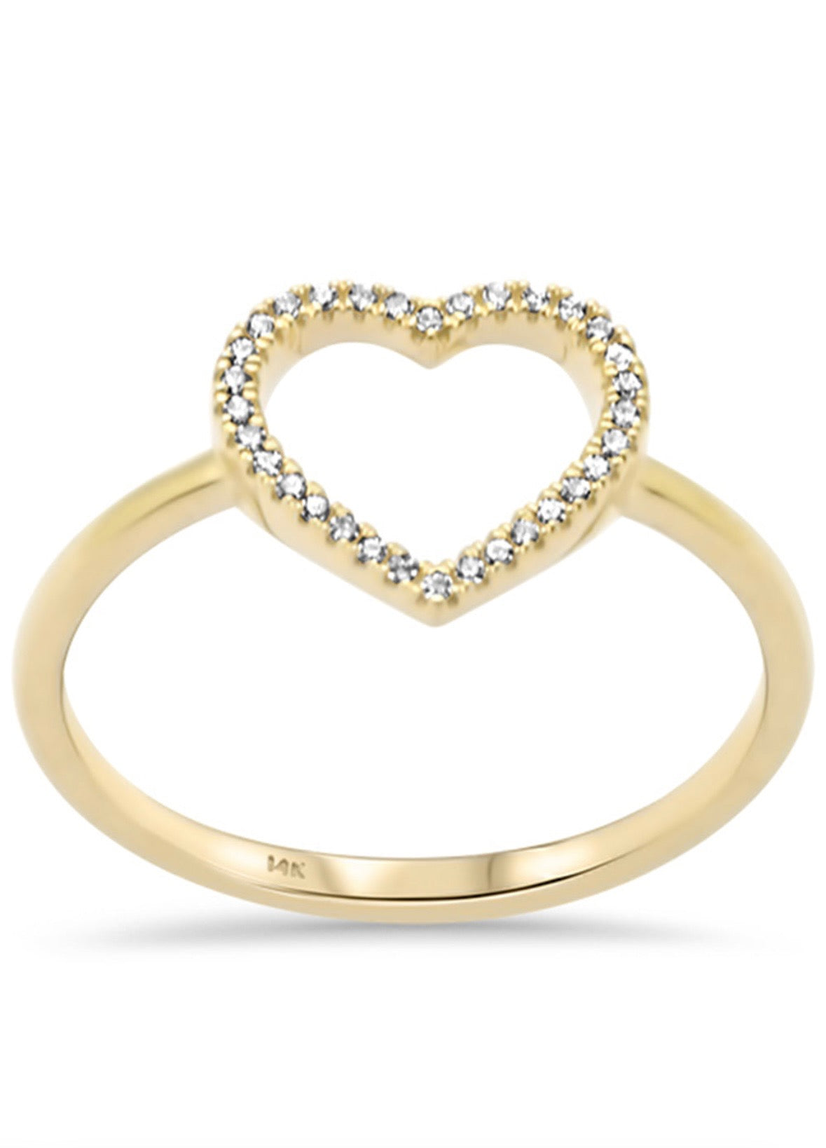 Diamond Heart Ring