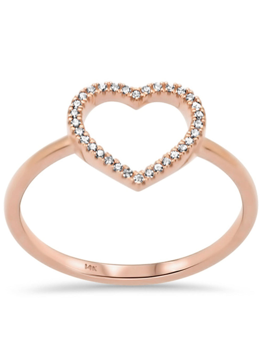 Diamond Heart Ring