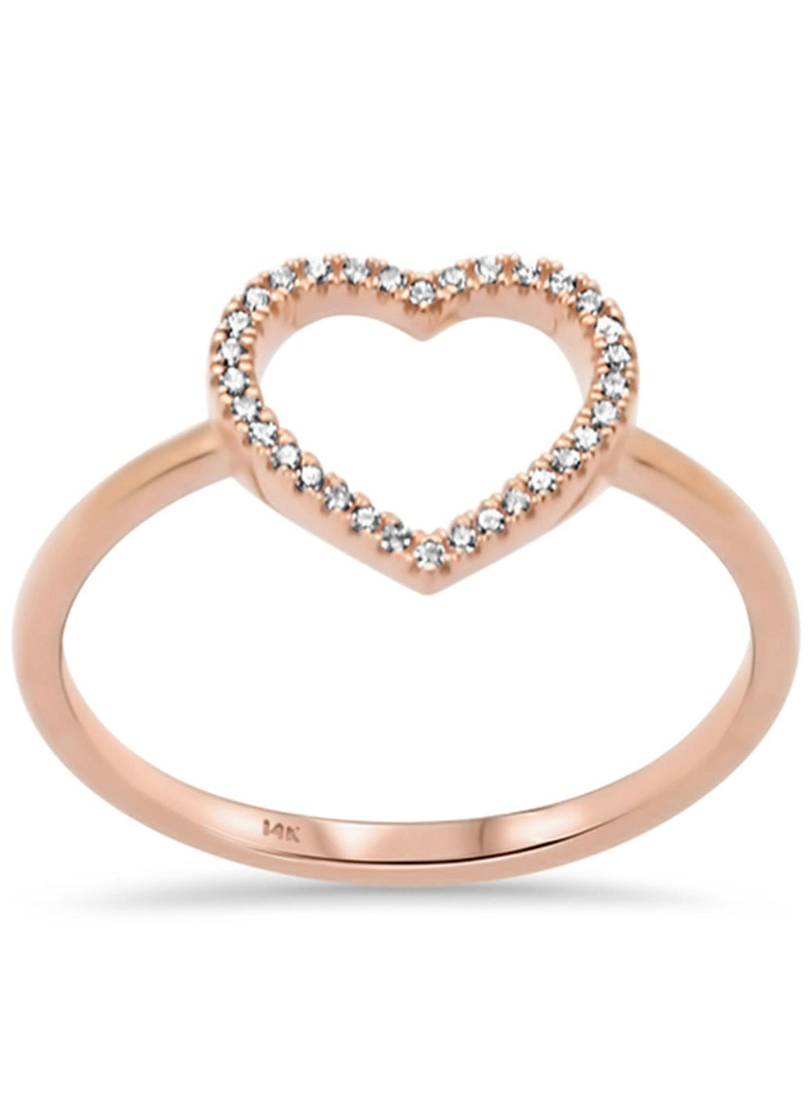Diamond Heart Ring