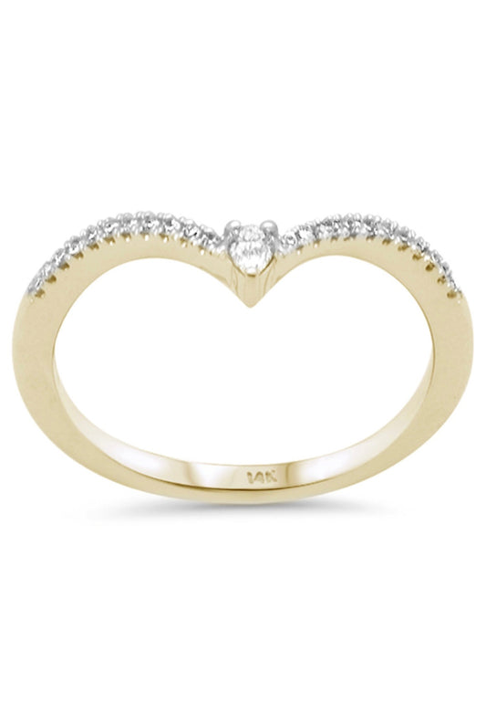 Pear Pointed Diamond Ring