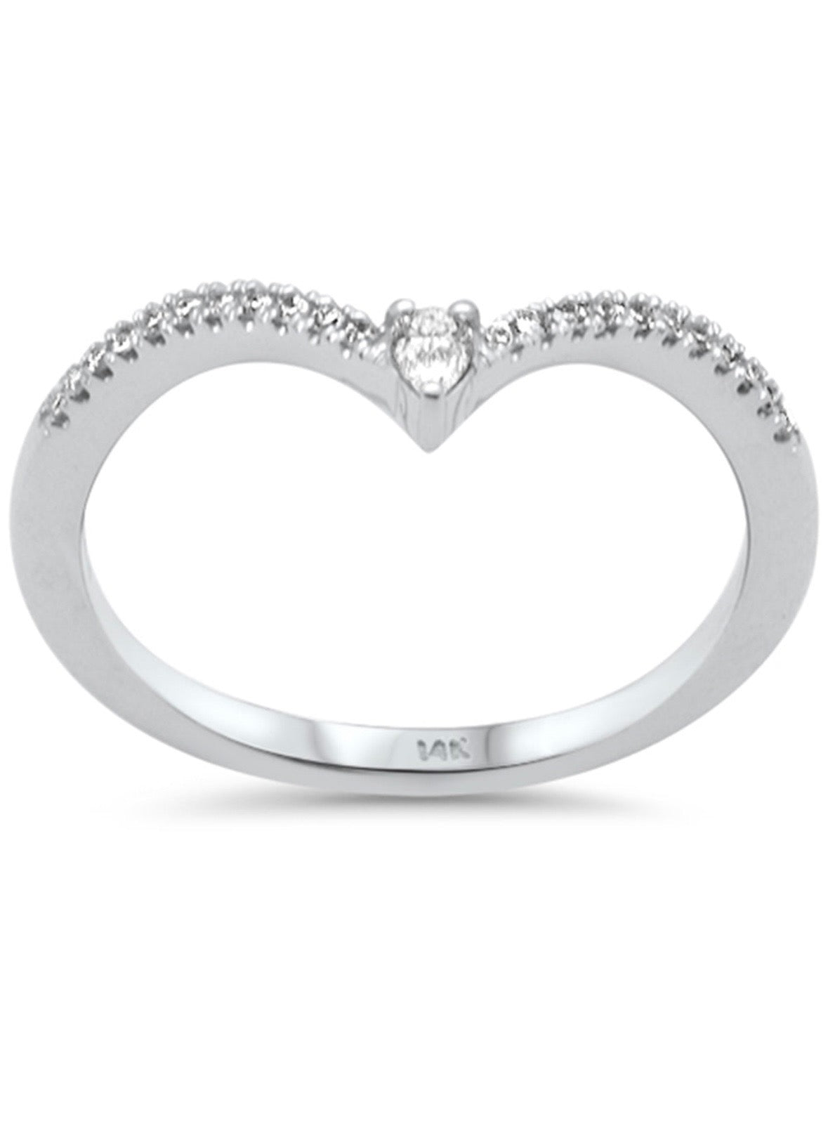 Pear Pointed Diamond Ring