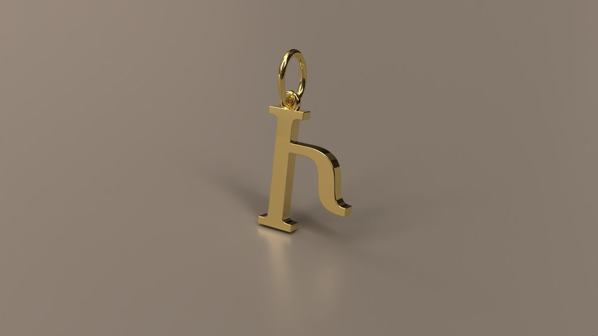 Armenian Initial Pendant Charm