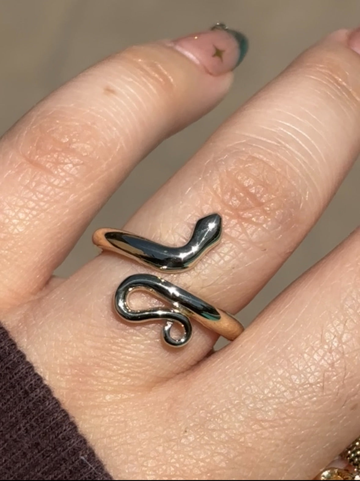 Smooth Snake Ring
