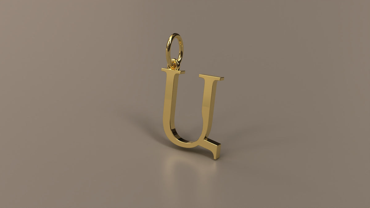 Armenian Initial Pendant Charm