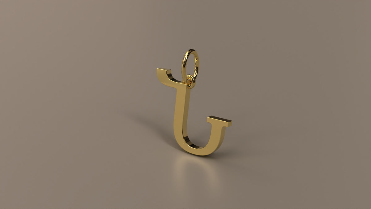 Armenian Initial Pendant Charm