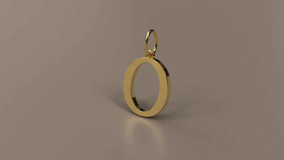 Armenian Initial Pendant Charm