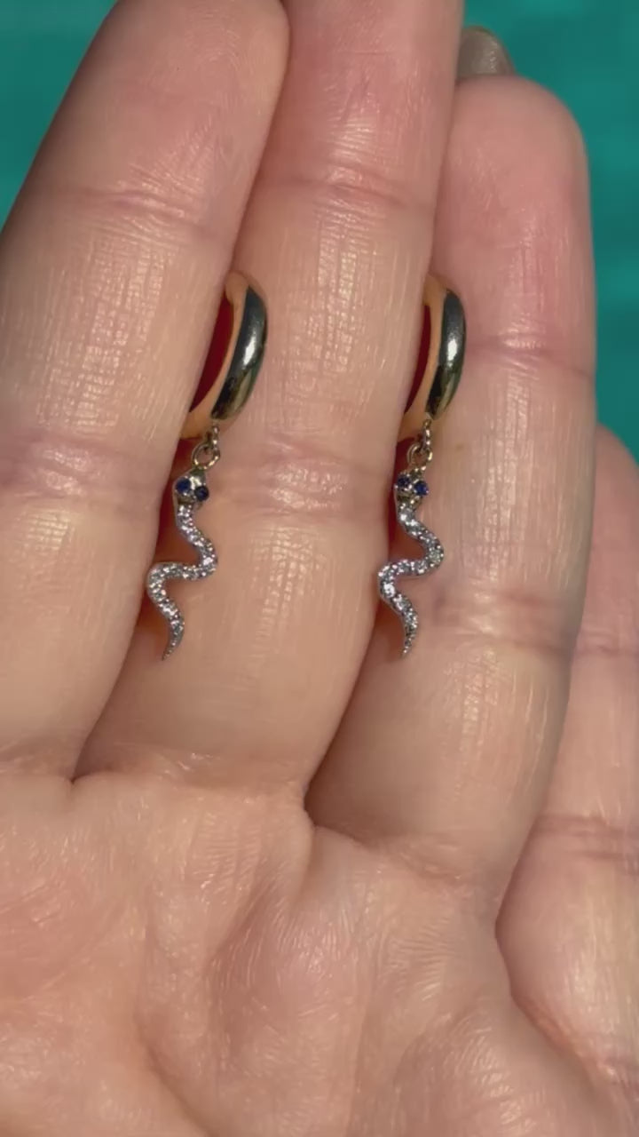 Dangle Snake Earring